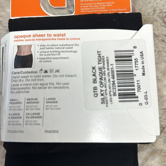 No Nonsense | Sheer to Waist Tights with Smarttemp Technology, Size S - Picture 7 of 8